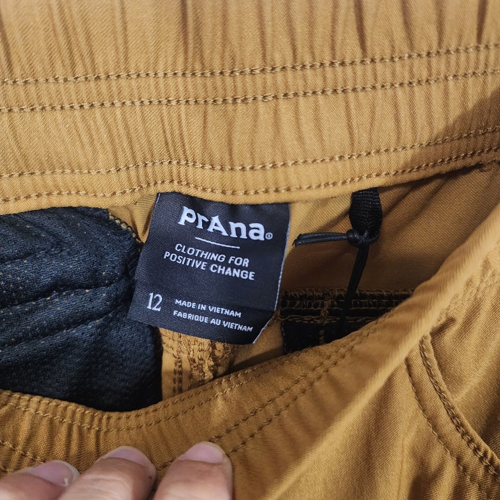 prAna Halle E-Waist Jogger II Womens 12 Brown Stretch Outdoor Hiking Pants - Picture 10 of 12